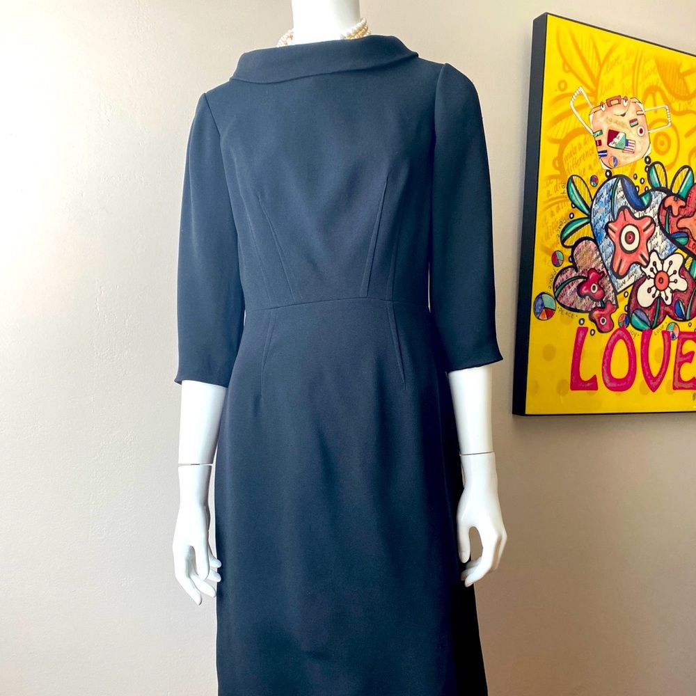 Rickie Freeman Teri John 3/4 sleeve dress